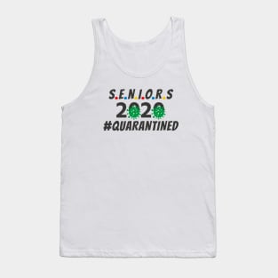 Seniors Class of 2020 Quarantined Germs Virus Design Tank Top